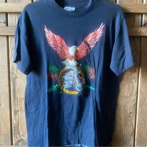 1988 vintage Harley Davidson Eagle shirt - 1st Naples - medium